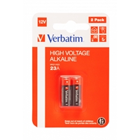Verbatim 23A (MN21/A23) Battery Alkaline 12V 2 Pack