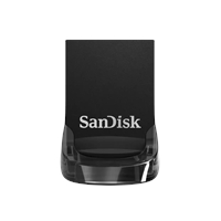 SanDisk Ultra Fit - USB flash drive - 32 GB - USB 3.1 - black (pack of 3)