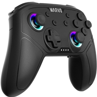 Marvo GT-80 Pact 60 Wireless Gaming Controller Compatible with PS3, PS4, Switch, PC and Mobile (Black)
