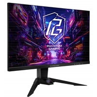 ASRock Phantom Gaming PG27QFW2A 27 Inch QHD (2560 x 1440) IPS Gaming Monitor, 400Hz 1ms (MPRT) Response Time, 2 x HDMI 2.0, 1 x DisplayPort 1.4, Height Adjustable