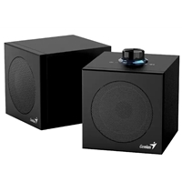 Genius SP-HF300U, 4W RMS, USB Audio Speakers, USB-A & USB-C, Compatible with Windows, macOS, and Chrome OS devices