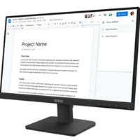 Lenovo ThinkVision S22-4e, Full HD (1920 x 1080), 100Hz, 4ms, 16:9, IPS, WLED Monitor, HDMI, VGA, Tilt Adjustable, 3 Year Warranty