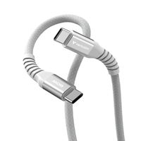 Verbatim Sync & Charge USB-C to USB-C 60W Magnetic Cable 120cm Grey, Supports PD 3.0 and QC 3.0