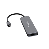 Verbatim USB-C Essentials Multiport Hub 6 Port With Card Reader, Supports Up To 100W Power Delivery, SD/MicroSD Slots Supports Read / Write Speeds Of Up To 40MB/s and 30MB/s