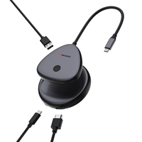 Verbatim Share My Screen USB-C Wireless Display Adapter 4K With Hub, Extra USB-A Port For Other Essential Devices