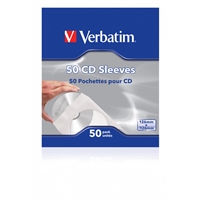 Verbatim CD-DVD Paper Sleeves 50-Pack