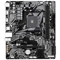 Gigabyte A520M H ARGB AMD AM4 Socket Motherboard, Micro-ATX, 2x DDR4 Slots, 1x M.2 Socket, GbE LAN, 1x DisplayPort / 1x HDMI Port