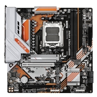 Gigabyte B850M FORCE WIFI6E AMD AM5 Socket Motherboard, Micro-ATX, 2x DDR5 Slots, 3x M.2 Socket, Fitted I/O Shield, 2.5GbE LAN, Wi-Fi 6E, 1x DisplayPort / 1x HDMI Port