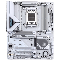 Gigabyte B850 EAGLE WIFI7 ICE AMD AM5 Socket Motherboard, ATX, 4x DDR5 Slots, 3x M.2 Socket, Fitted I/O Shield, 2.5GbE LAN, Wi-Fi 7, 1x DisplayPort / 1x HDMI Port
