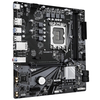 Gigabyte B760M H V2 Intel 1700 Socket Motherboard, Micro-ATX, 2x DDR5 Slots, 1x M.2 Sockets, GbE LAN, 1x DisplayPort / 1x HDMI Port