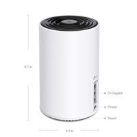 TP-Link Deco XE75(3-pack) AXE5400 Whole Home Mesh Wi-Fi 6E System(Tri-Band), 3 pack