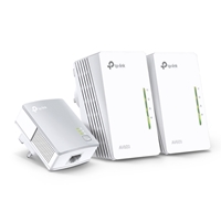 TP-Link TL-WPA4220 TKIT AV600 Powerline Wi-Fi Booster 2 LAN, 3 units
