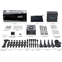 Seasonic PRIME PX ATX 3.1  (PRIME-PX-2200-ATX30  ) 2200W PSU, 135mm Fan, 80 PLUS Platinum, Fully Modular, Individual Black Cables with Braided Pattern, 12 Years Warranty