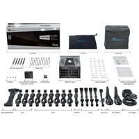 Seasonic PRIME PX-1600 1600W 80 PLUS Platinum ATX 3.0 Modular PSU with 135mm FDB Fan & 12 Year Warranty, Black