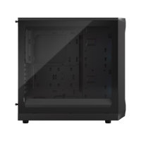Fractal Design Focus 2 RGB Black ATX Mid Tower PC Case, Clear Tempered Glass, High-Airflow Mesh Front, 2 x 140mm Aspect RGB Fans, 360mm Radiator Support, 405mm GPU Clearance