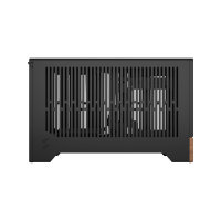 Fractal Design Terra Graphite Mini-ITX Small Form Factor PC Case, Anodised Aluminium Panels, FSC-Certified Walnut Front, Adjustable Interior, PCIe 4.0 Riser Cable, USB-C 20Gbps, 322mm GPU Support