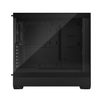 Fractal Design Pop Air Black ATX Mid Tower PC Case, Clear Tempered Glass, High-Airflow Mesh Front, 3 x 120mm Aspect Fans, 280mm Radiator Support, 405mm GPU Clearance, Dual 5.25in Bays