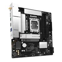 ASRock B860M Rock WiFi Intel 1851 Socket Motherboard, Micro-ATX, 2x DDR5 Slots, 2x M.2 Socket, Fitted I/O Shield, 2.5GbE LAN, Wi-Fi 6E, 1x DisplayPort / 1x HDMI Port